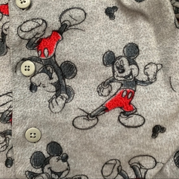 Disney Mickey Mouse 2 piece flannel jammies - Picture 4 of 8
